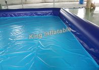 옥외 거대한 파랑 PVC 정연한 팽창식 수영풀 크기 10m 아이 사용을 위해 x 8m