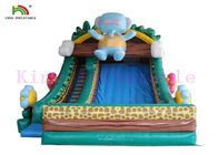 PVC 코끼리 뒤뜰 재미를 위한 다채로운 숲 주제 파열 널 건조한 활주