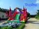 PVC Tarpaulin Cute Inflatable Jumping Castle For Kids With Colourful Artwork