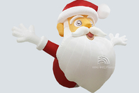 지상에 눕는 크리스마스 부풀게할 수 있는 눈사람 3.6m Ｘ 2.0m 야외 장식 에어 블로운 산타 클로스